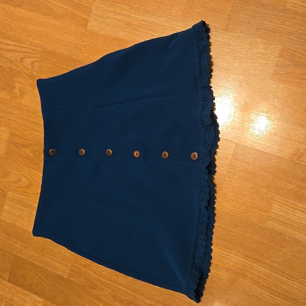Mini Skirt with button down front